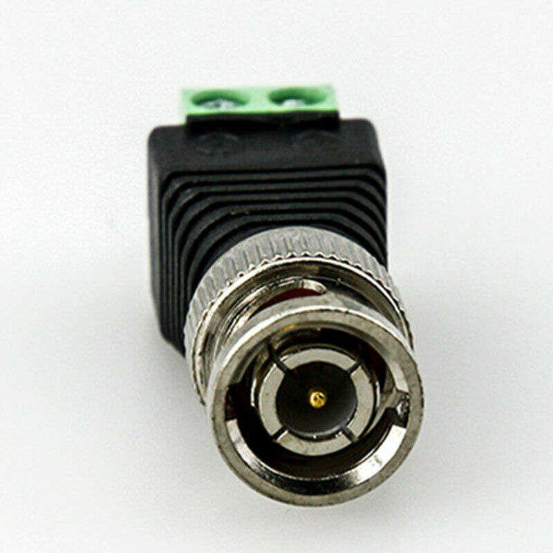 10Pcs/Set BNC Connectors for AHD CVI TVI CCTV Camera Coaxial/Cat5/Cat6 Cables FG