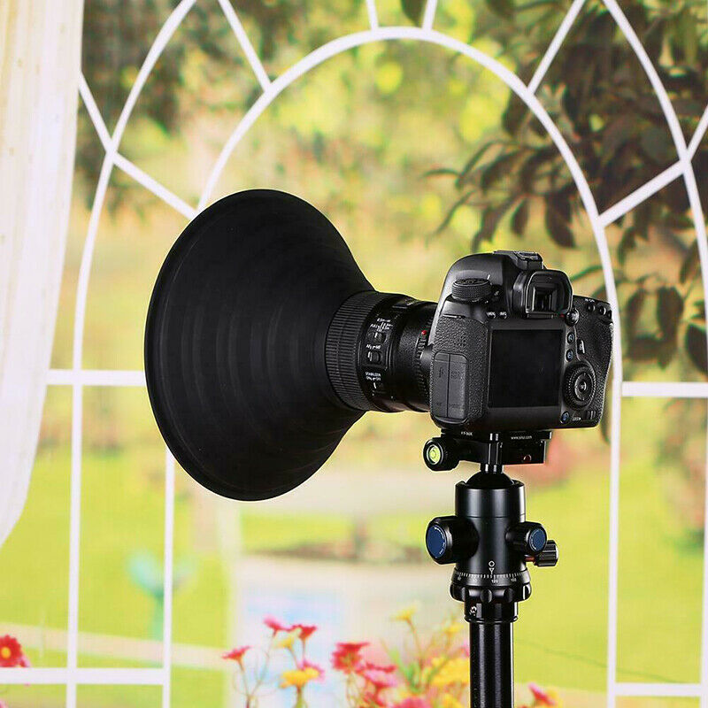 Anti-glass Ultimate Camera Lens Cover Hood Anti-reflective Silicone Photos S*DF