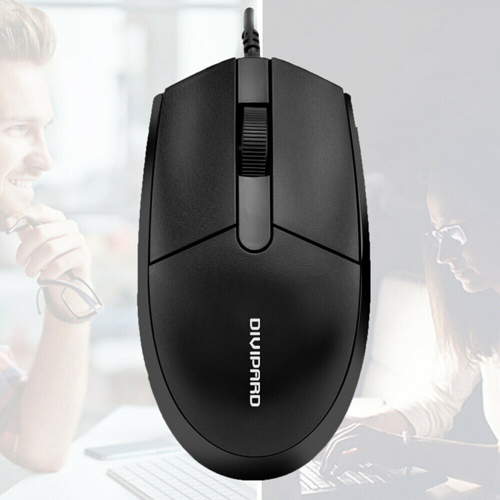Wired mouse, 1200DPI optical mouse, for desktop notebook computers