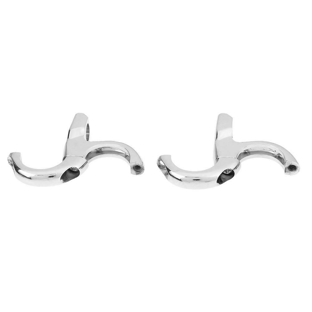 2pcs 10mm/8mm Handlebar Mirror Turn Signal Adapter Clamps for ATV Dirt Bike @