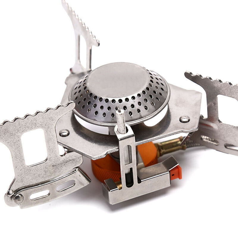 Gas Stove Camping Gas Burner Folding Electronic Stove Hiking Portable Stoves Qx