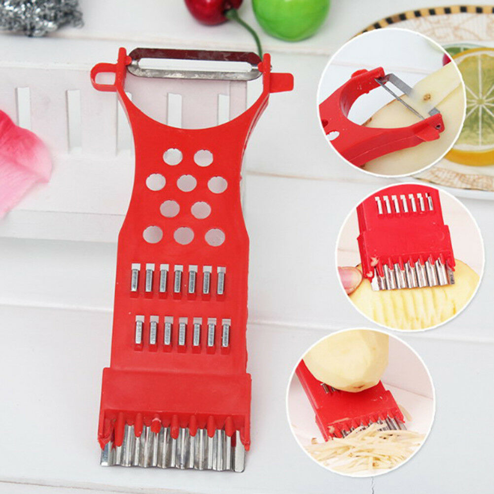 1*Home kitchen tools vegetable fruit potato peeler parer julienne cutter sli Tt