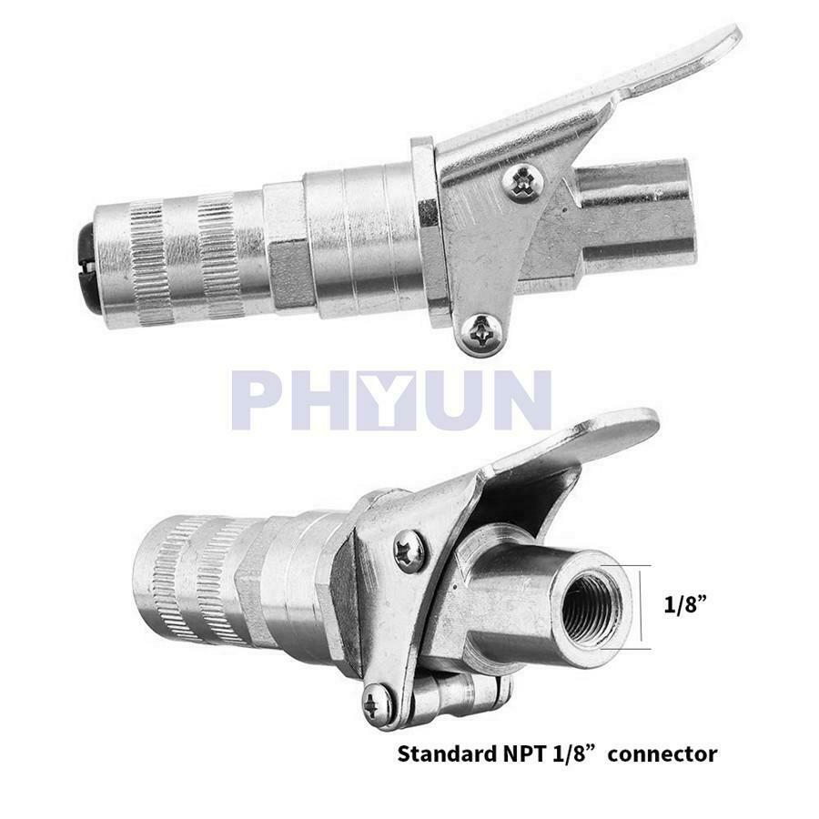 1x Grease Coupler Lock Pliers 1/8" NPT Upgraded Clip-off For Grease Guns-powered