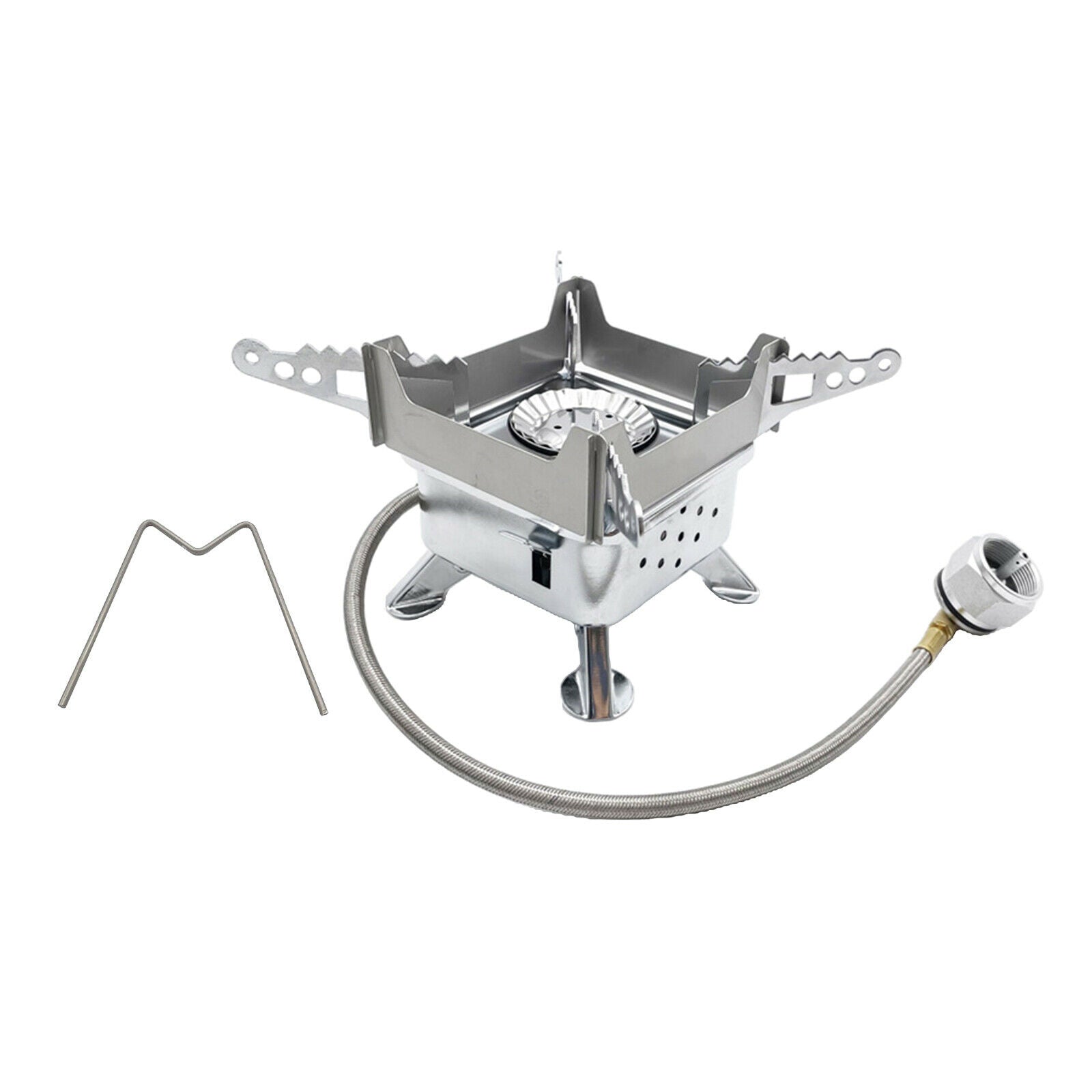 Gas Stove Piezo Ignition Backpacking Propane Butane Burner Picnic Cooker