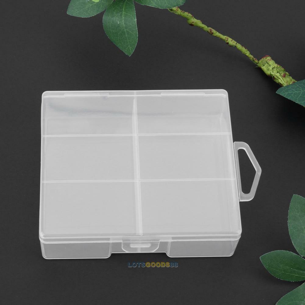 Hard Transparent Battery Storage Case Box Container for 24 x AA Batteries Bag