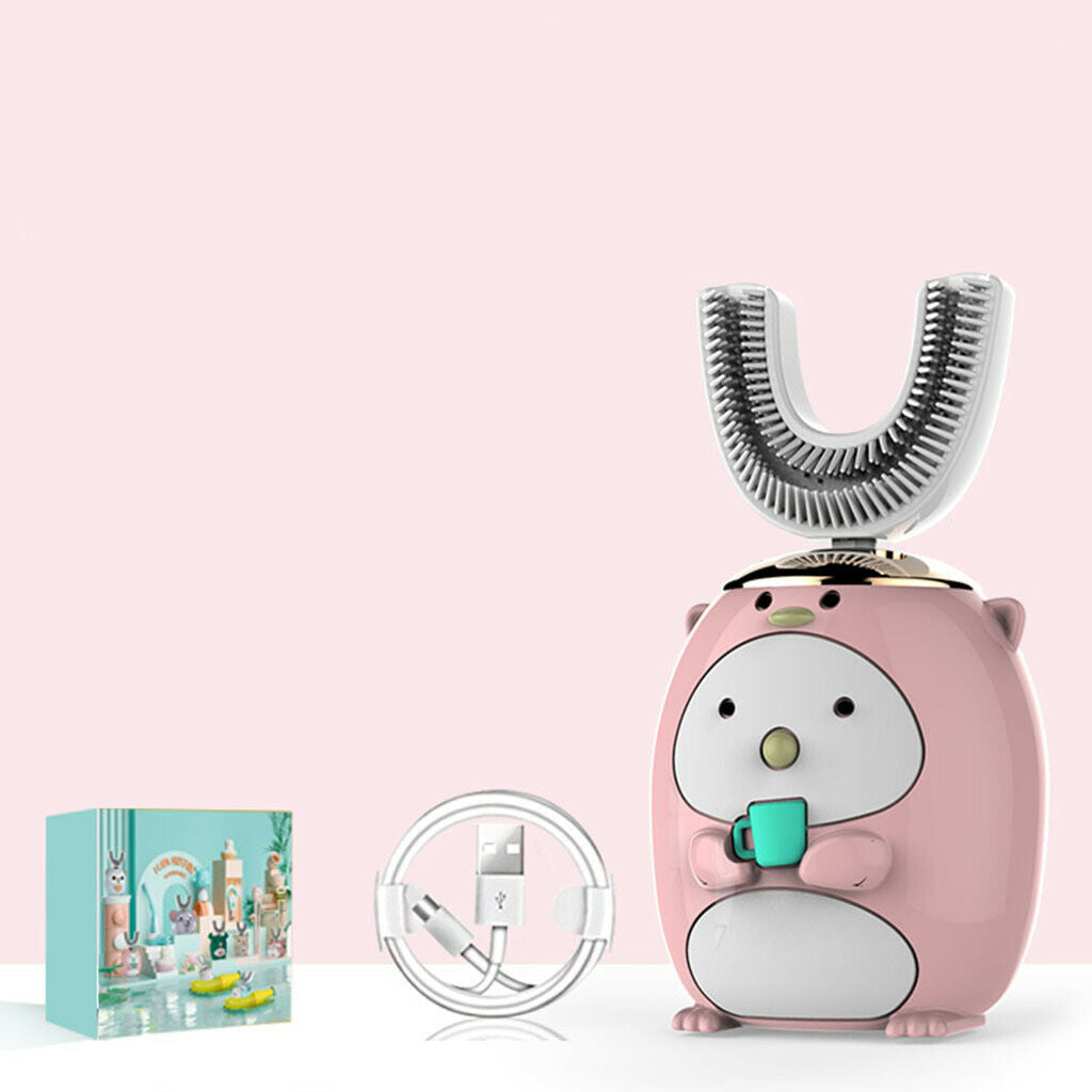 U-Shaped Auto Ultrasonic Electric Toothbrush Five Modes 360°Oral Teeth