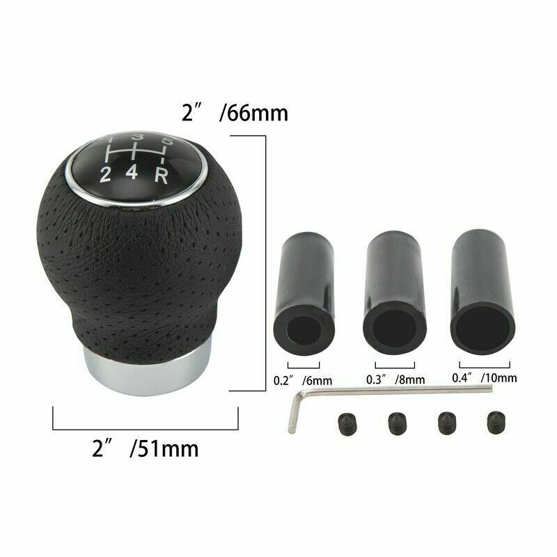 Universal For Most Manual Transmission Car 5-Speed Gear Shift Knob Shifter Lever