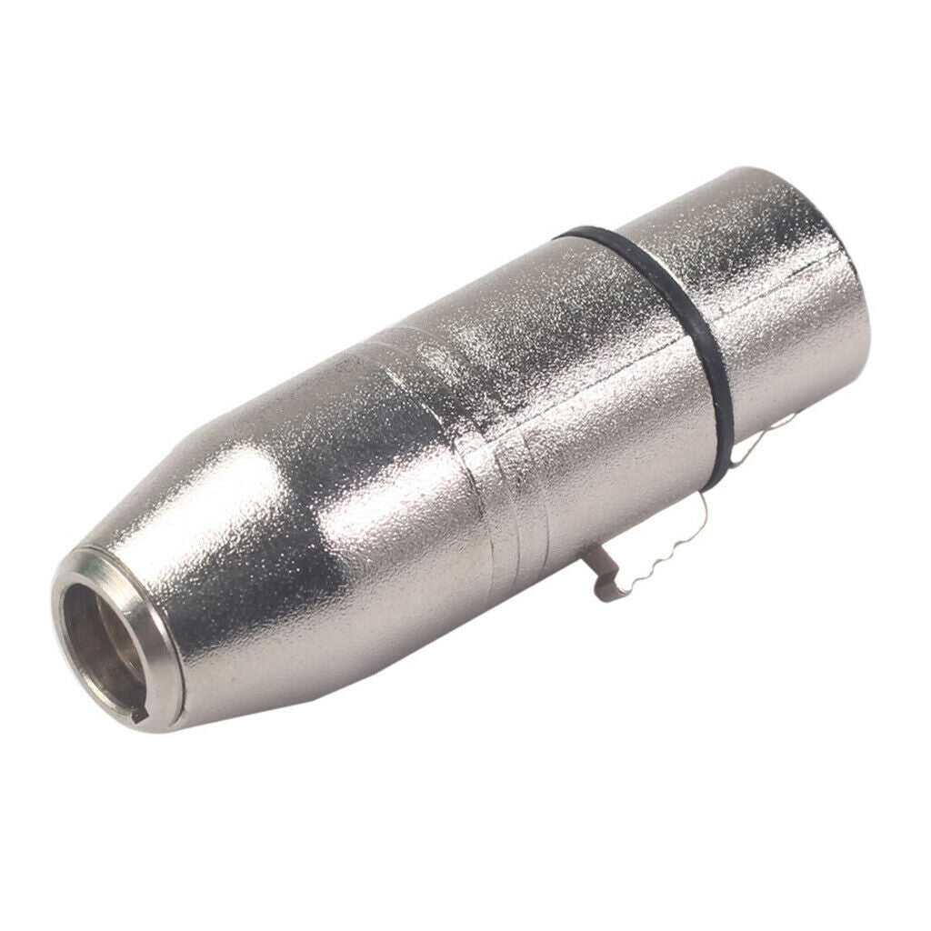 Alloy MINI XLR 3-Pin Male to XLR 3-Pin Female Plug SA509 2.24x0.71x0.39 inch