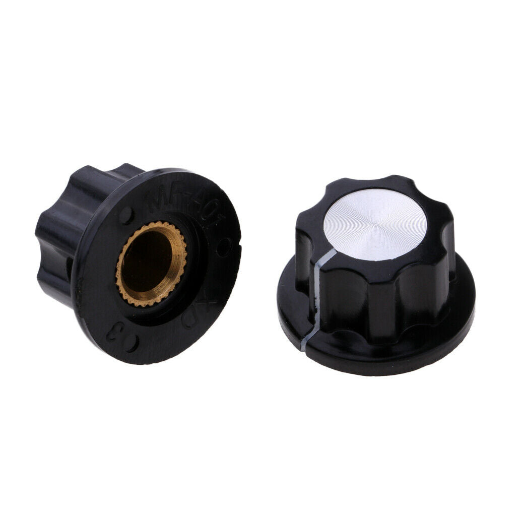 50 Pieces Plastic Potentiometer Volume Control Rotary Bakelite Knob