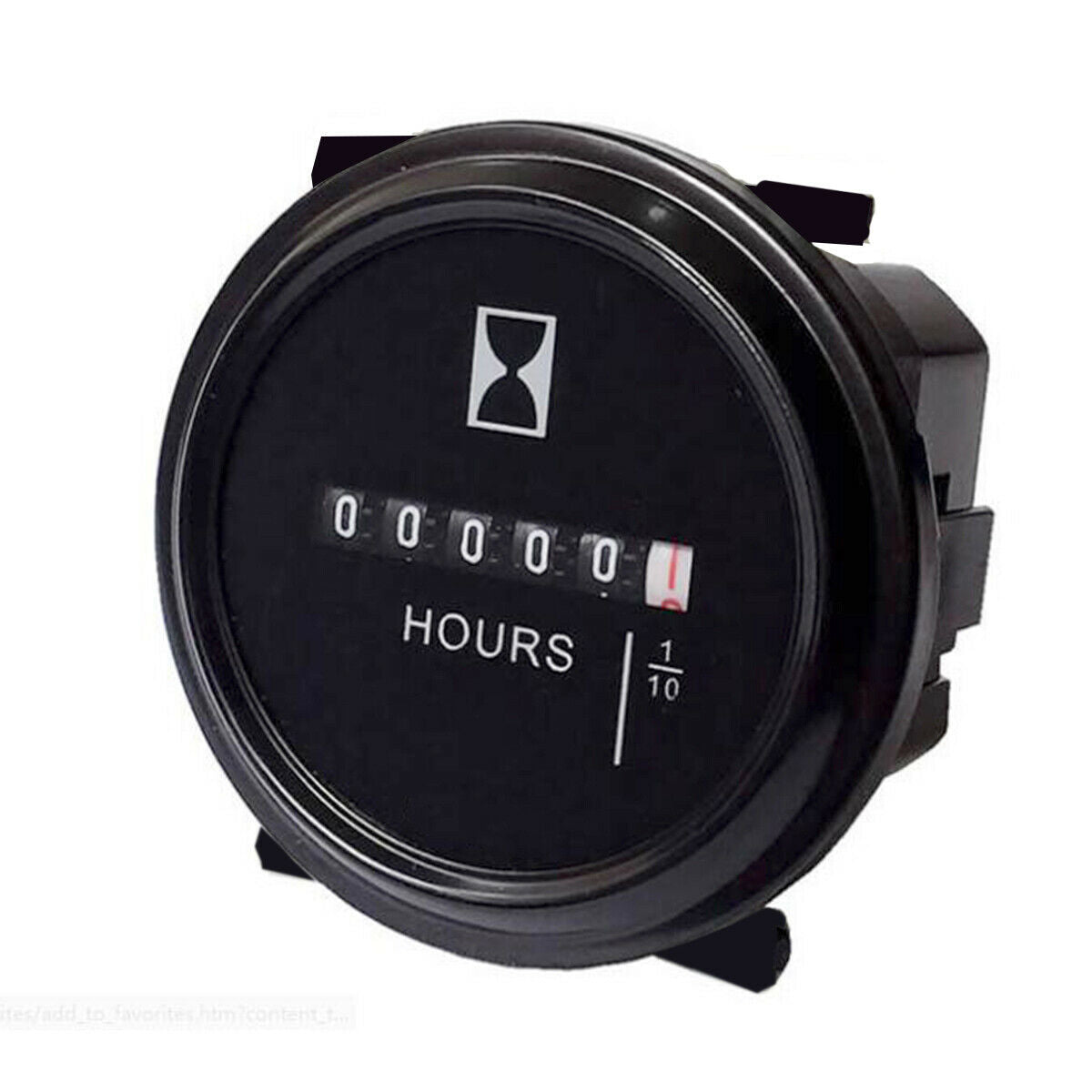 2'' Round Gauge 12V 24V 36V Waterproof Hour Meter For Marine Boat Tractor Engine