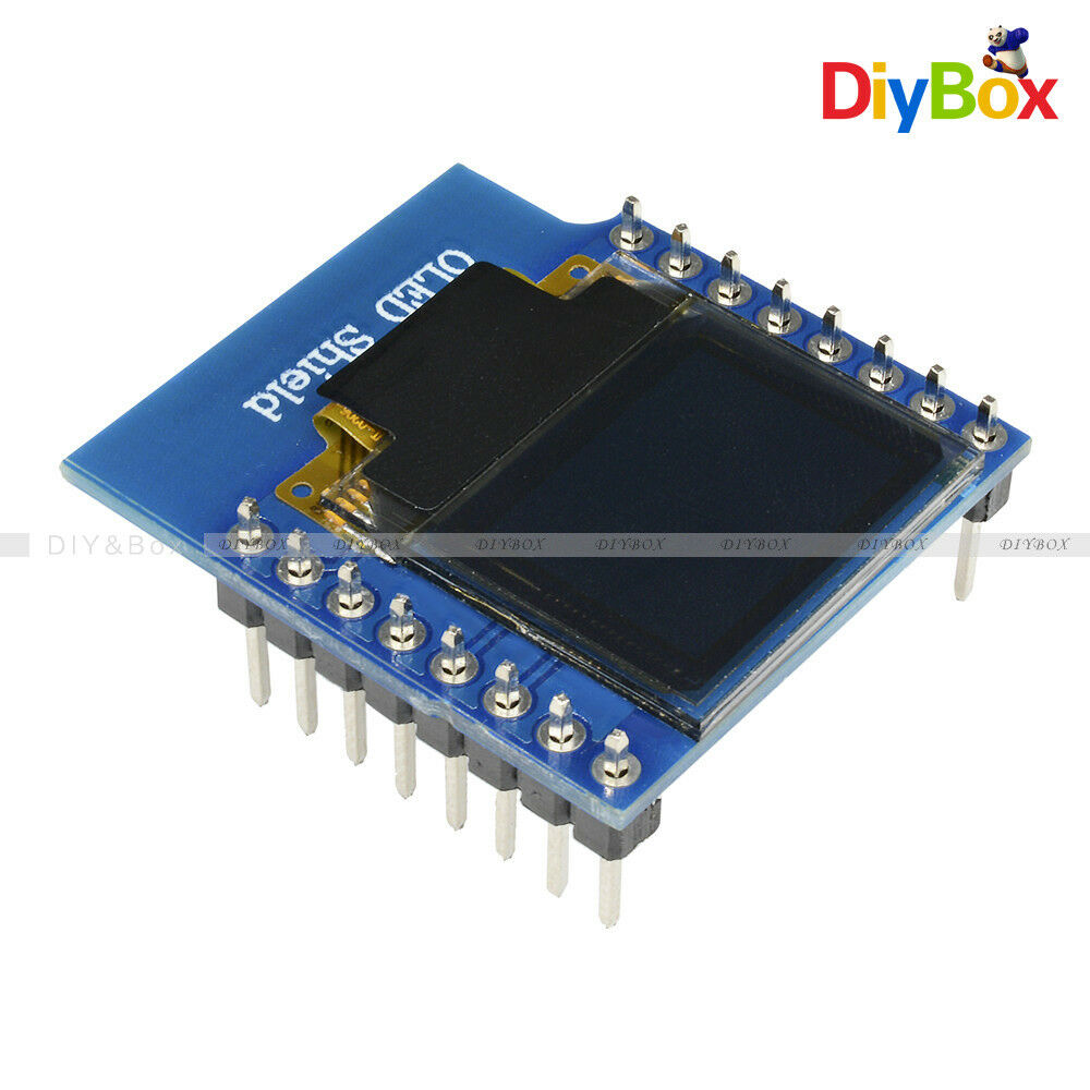 0.66" D1 Mini OLED Display SSD1306 64x48 Shield for ESP8266 Arduino NodeMcu DIY