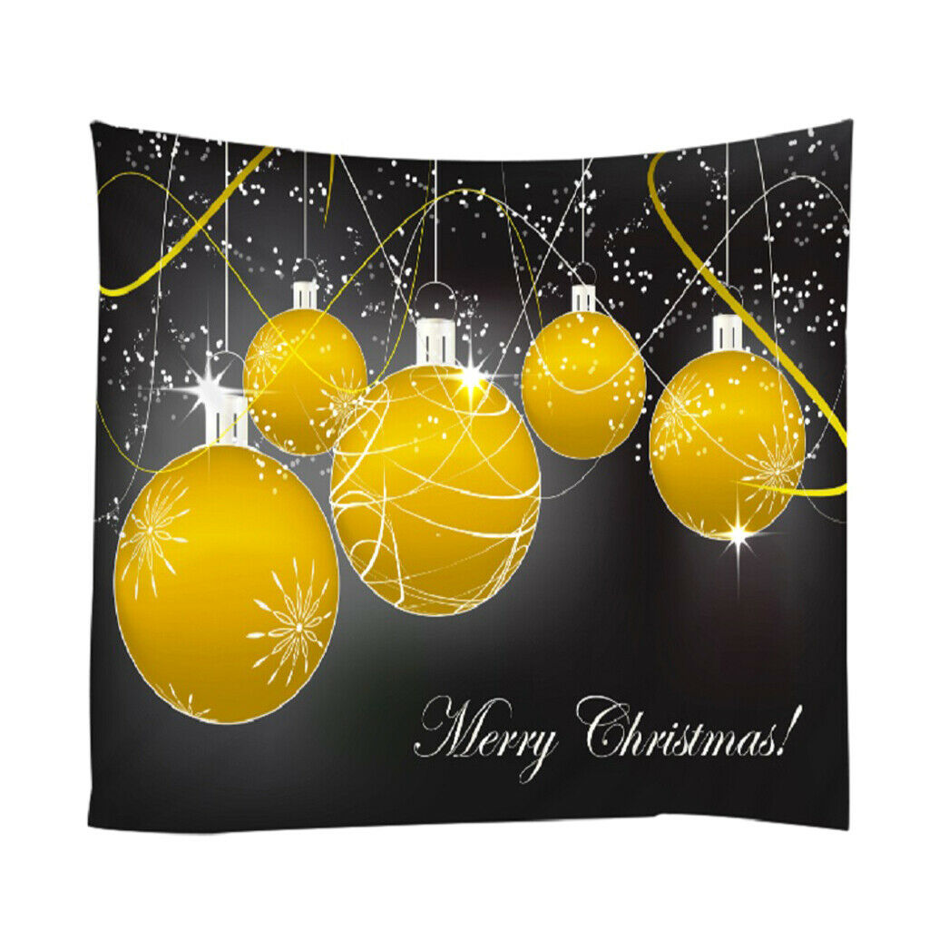 Christmas Wall Hanging Tapestry 150x150cm for TV Backdrop Home Decor Durable