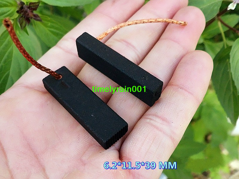 10pcs Vacuum cleaner carbon brush 6.2*11.5*39 MM motor carbon brush