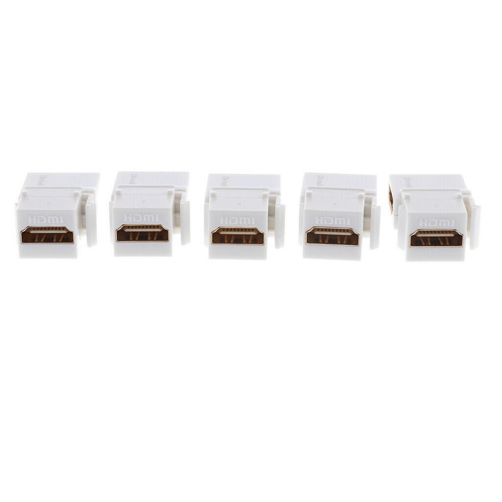 5pcs Keystone   Connector   Female to Female Adapter Quick Connect