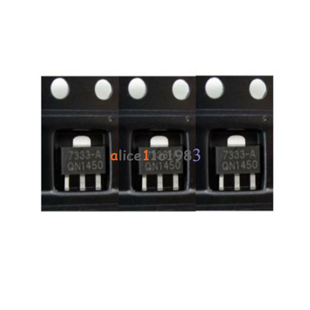 10PCS HT7333-A HT7333 3.3V SOT-89 Low Power Consumption LDO Voltage Regulator