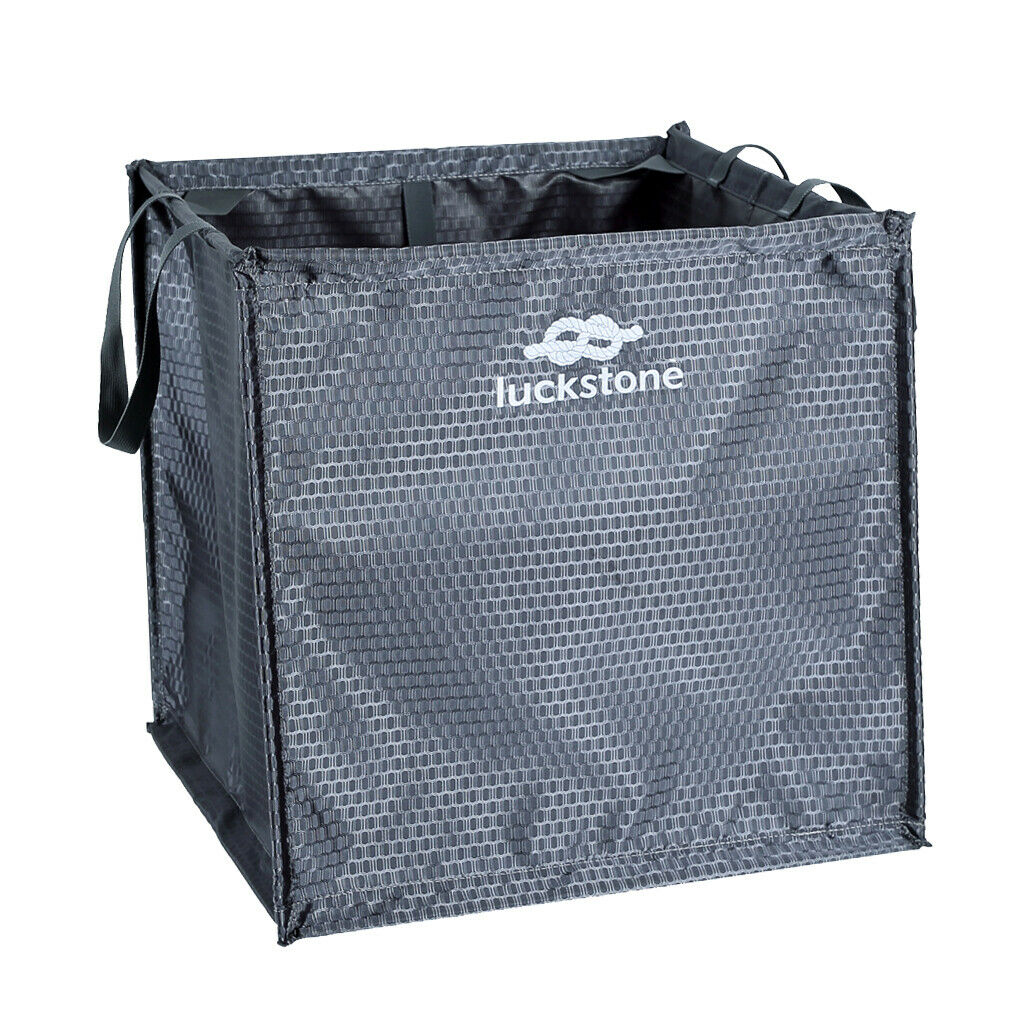 Nylon Rock Climbing Arborist Throw Line Rope Gear Storage Cube Bag gray
