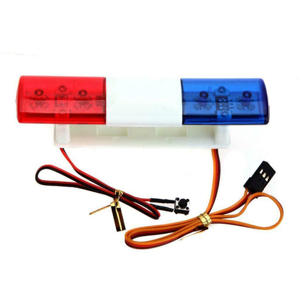 1x Durable alarm light LED lamp CH3 for 1:10 1: 8 RC caterpillar refit