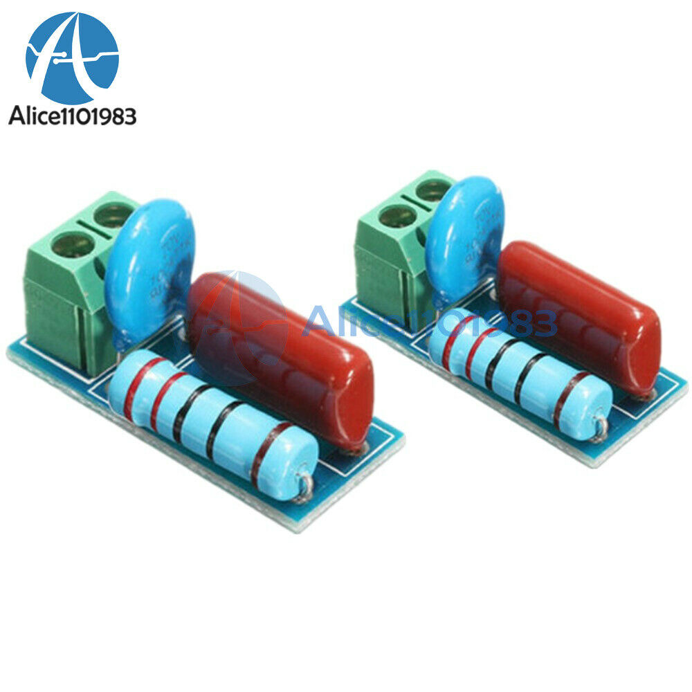 2PCS RC Absorption Snubber Circuit Relay Contact Protection Resistance Module