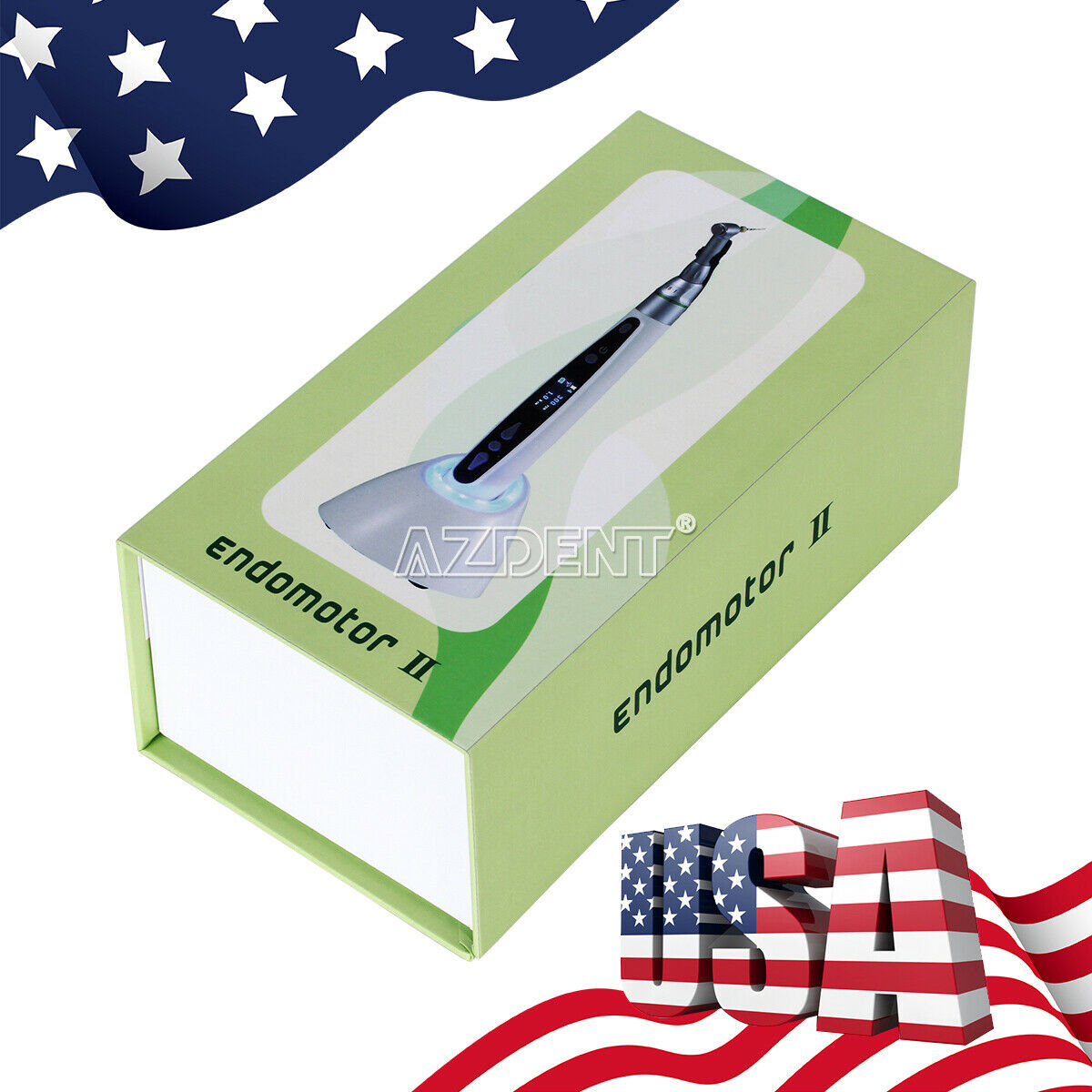 Dental LED Cordless Mini Endo Motor Treatment 16:1 Contra Angle 9 Programs