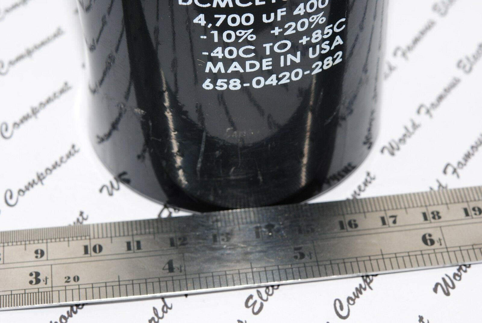 1pcs-CDE 4700uF (4700µF) 400V DCMCE1668 Screw Terminal Capacitor - NG