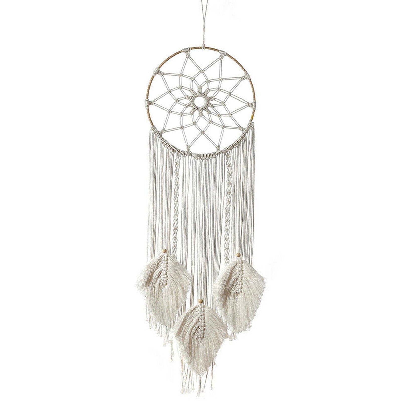 Handmade Bohemian Tapestry Large Woven Macrame Dream Catcher Wall Hanging Decor
