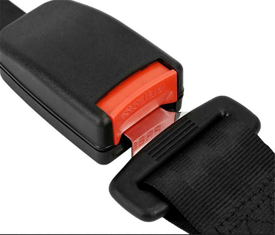 Universal Car 2 Point Flat Seat Belt 2 Set Safety Kit For Truck Bus School Bus