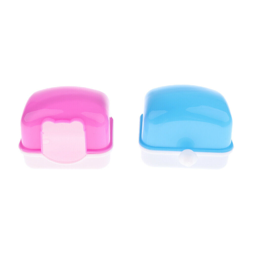 2Pcs Hamster Mini Travel Carrier House Cage for Small Pets Mice Rats Room