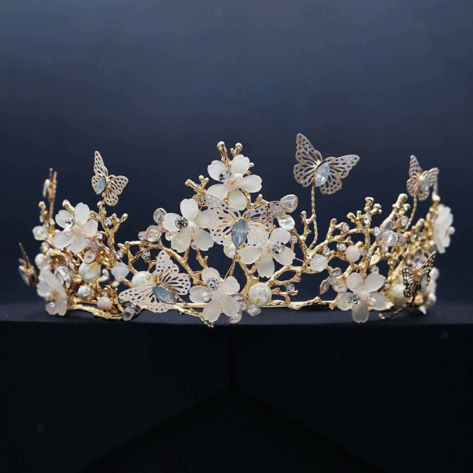 Lovely Crown Headband Crystal Quinceanera Crown Wedding Tiaras Party Prom