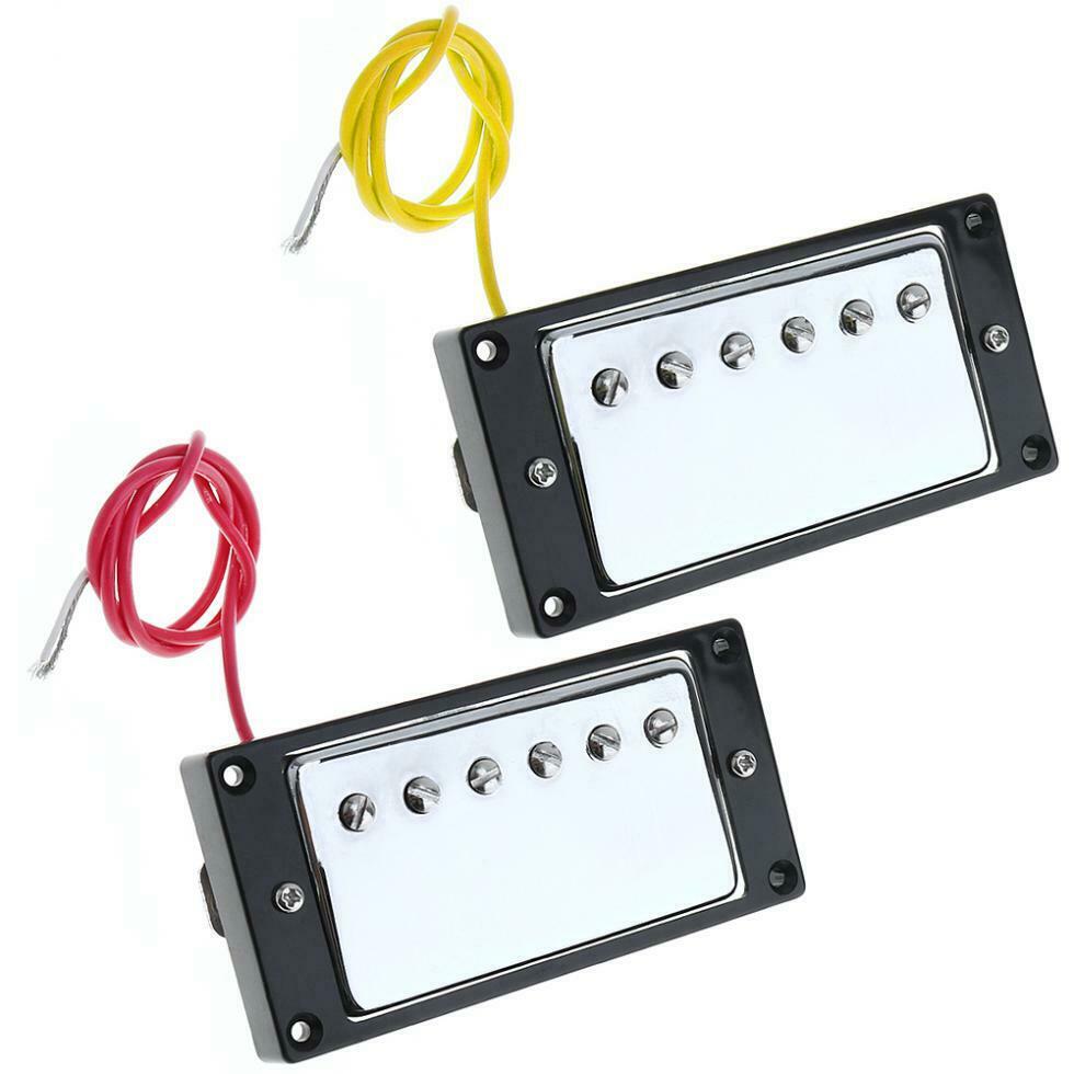2X Guitar Sound Pickup Microphone Amplifier Speaker Dual Pickups w/ Double Coil