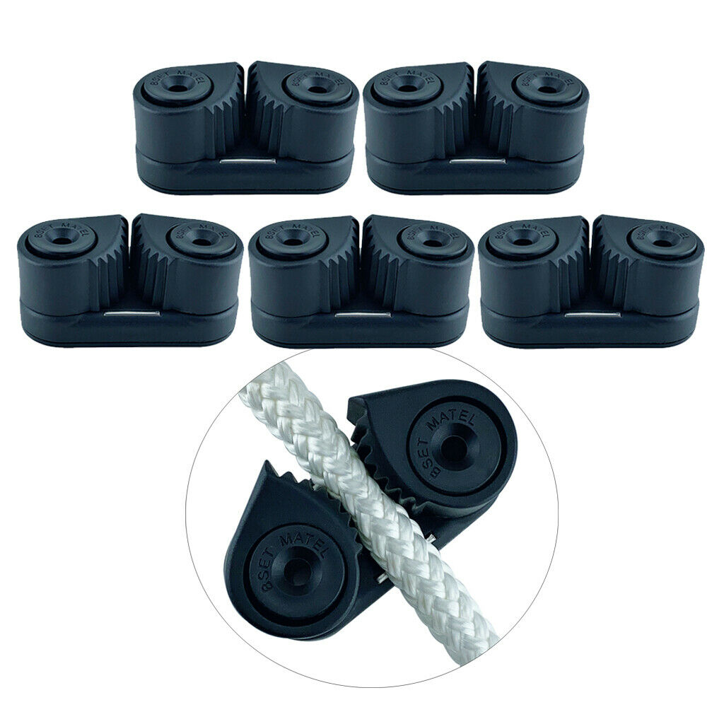 5x Cam Cleat Boat Wre Fairlead Sailing Accessories for 3-12mm Dia. Rope