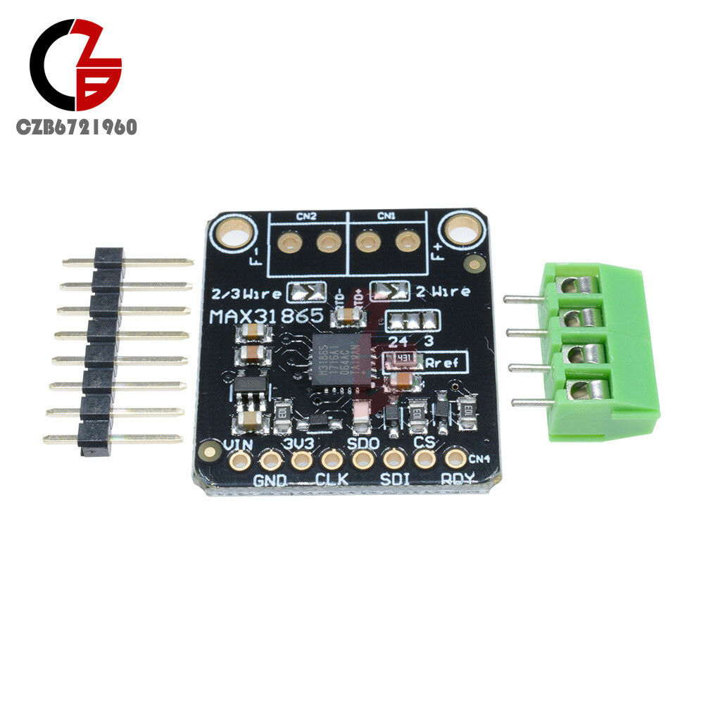 2PCS MAX31865 RTD PT100/1000 Temperature Thermocouple Sensor Amplifier Board