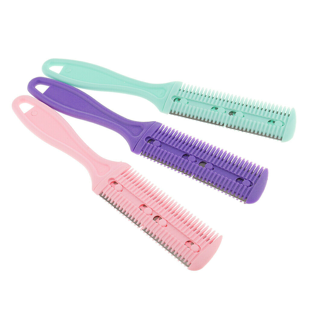 Professional Dual Sides Salon Hair Beard Trimmer Thinning Grooming Comb