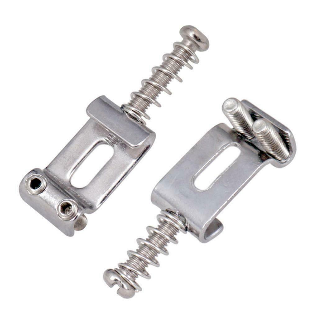 Set / 6pcs Guitar Bridge Saddles Spare Parts With Arm Lever 5mm Tremolo Vibrato