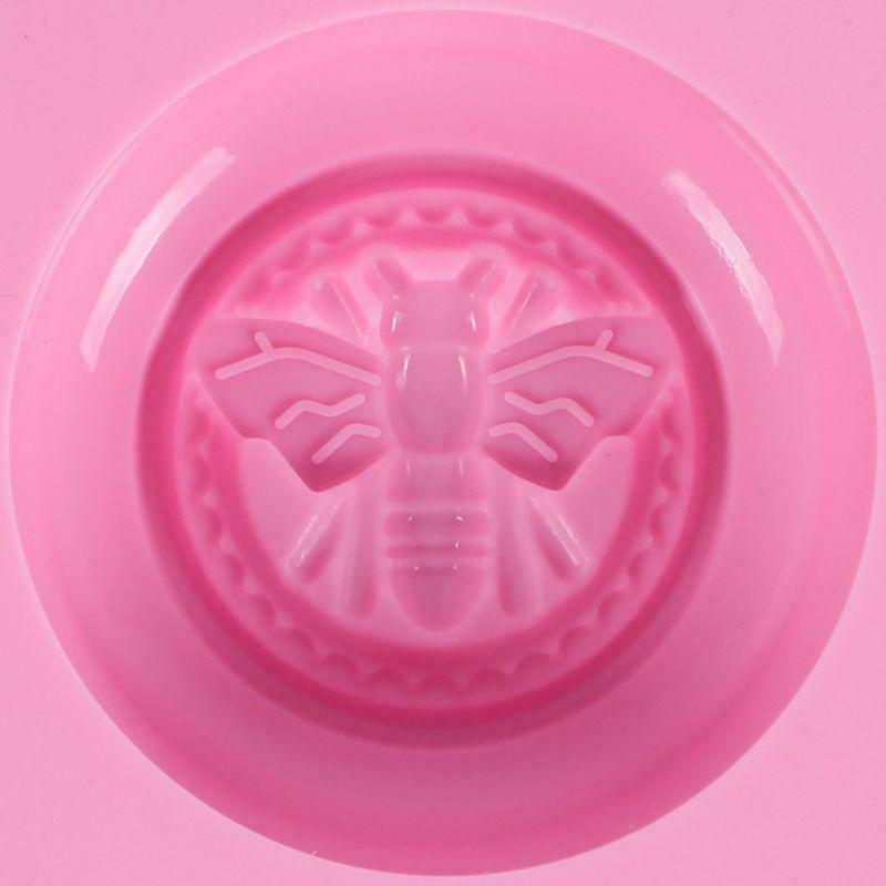 6 Cell Bee Honeycomb Shape Silicone Soap Mold Handmade Soap Molds Craft Art DIY