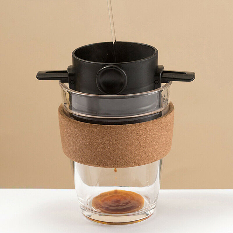 Coffee Filter Portable Stainless Steel Drip Coffee Tea Holder with br JYDFAU