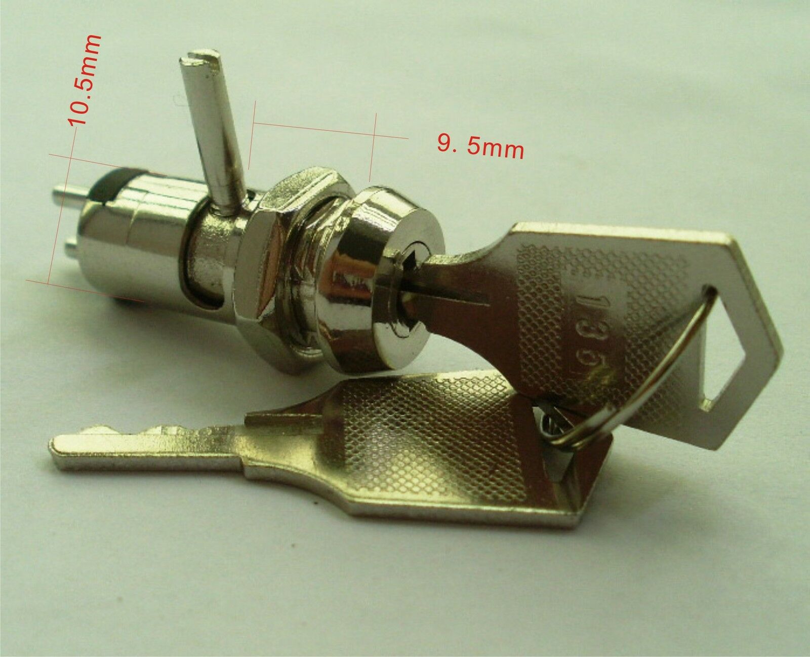 10pcs High Quality Key Switch ON/OFF Lock double function
