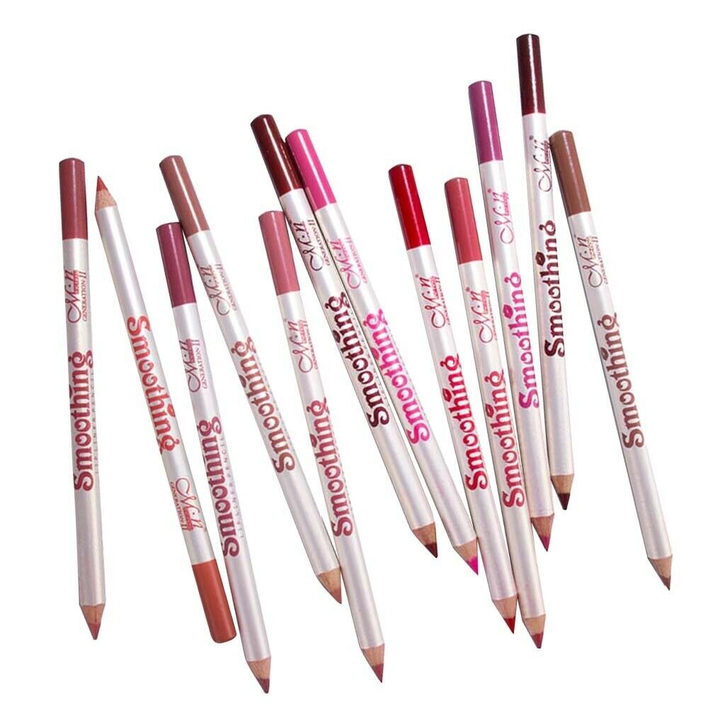 12PCs Lip Liner Pencil Waterproof Smooth Matte and Longlasting Lipliner Pen