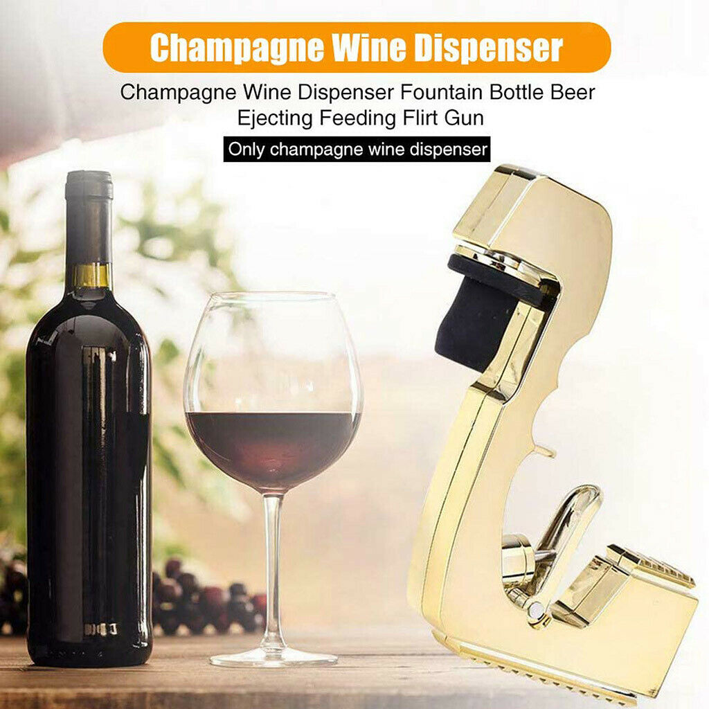 Champagne Sprayer Gun Wine Dispenser Beer Ejector for Pool Beach Adjustable