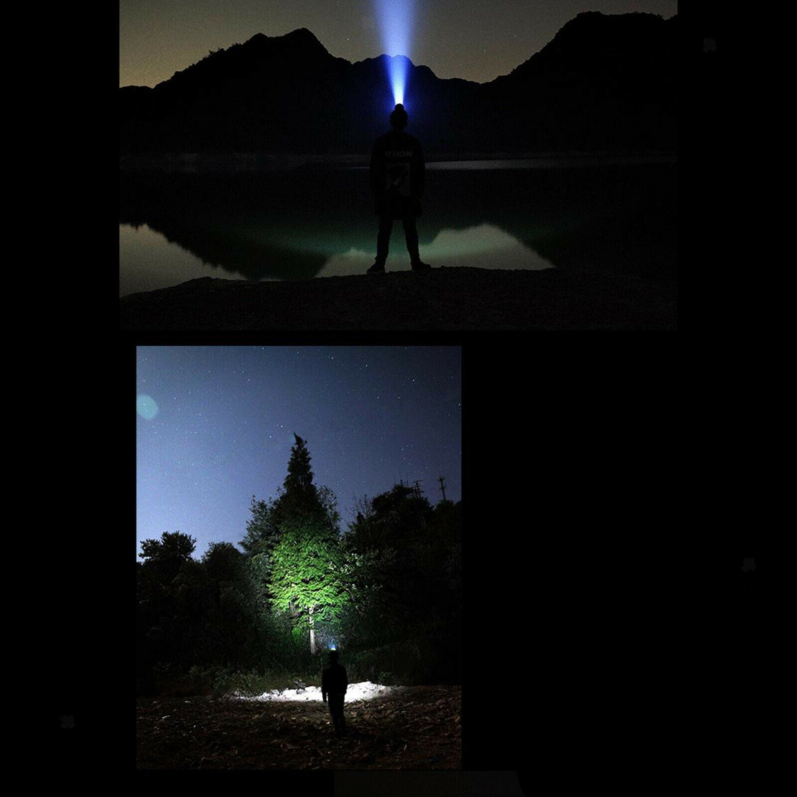 Visor Head Lamp with LED Lights Headlamp Clip-on Torch Rechargeable Clip