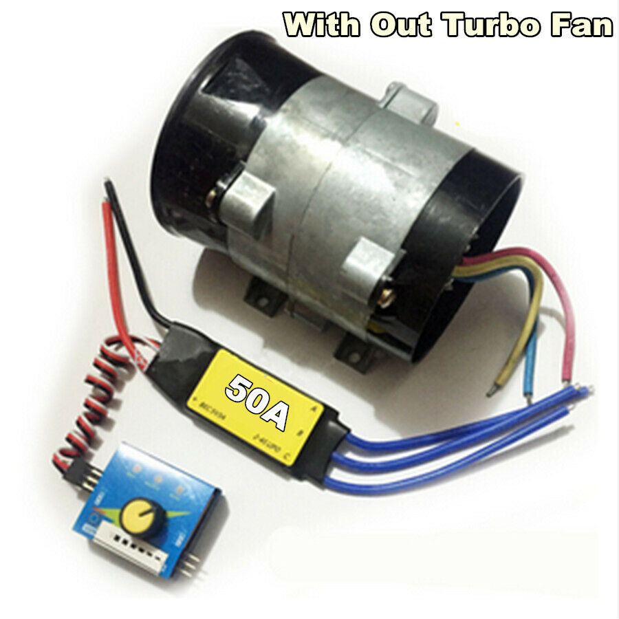 12V 50A ESC Drive Controller Max 600W Electric Turbine Power Turbo Charger Tan