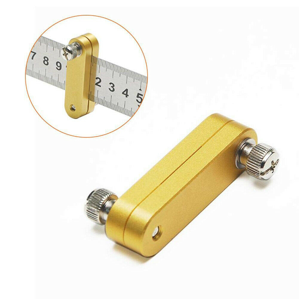 Mark Woodworking Tools Locator Straightedge Accurate Steel Rule Scribe Scraper