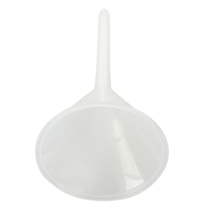 90 mm plastic Transparent funnel for kitchen / lab / garage / car fluids V9P3