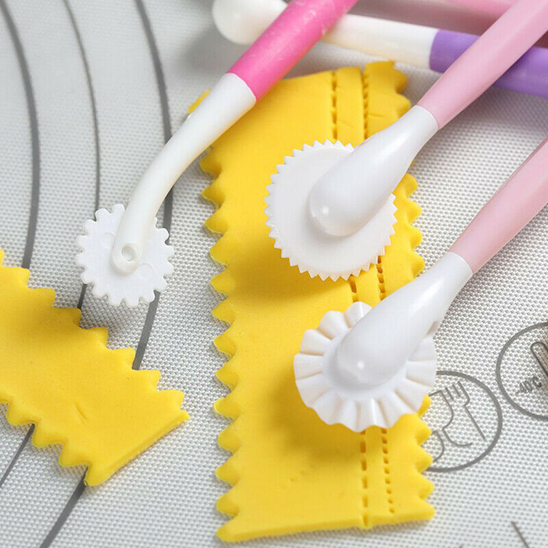 4pcs Fondant Cake Decorating Modelling Tools 8 Styles Flower Decoration P.l8