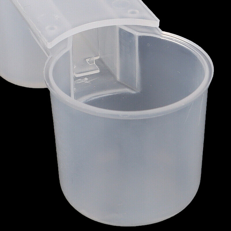 5Pcs Plastic Bird Feeder Clear Water Bottle Drinker Cup for Pigeon BirdJCAUJCDD