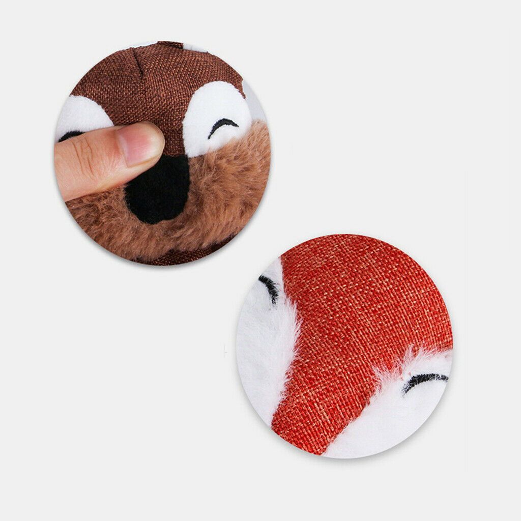 Chew Teeth Cleaning Sound Play Bite Toys For Medium Large Dogs Puppy Foxes
