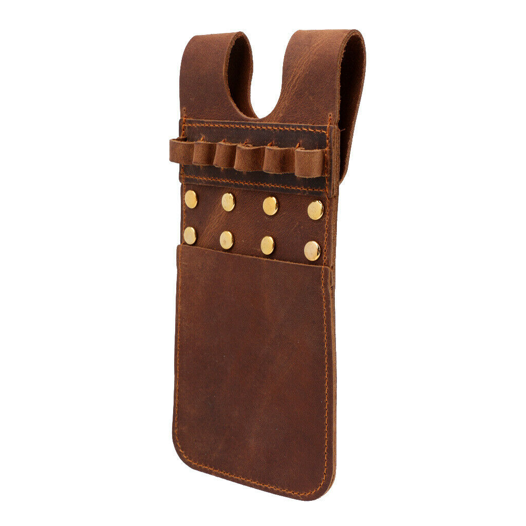 Archery In Artificial Leather Arrow Quiver 6 Arrows Bag Holder