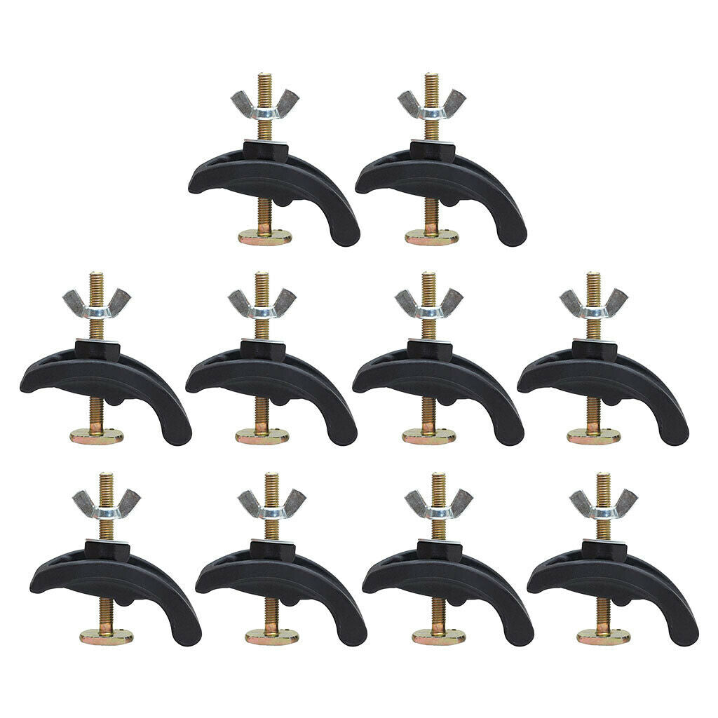 10Pcs Milling Press Plate Clamp Platen Router for T-slot Working Table 8cm