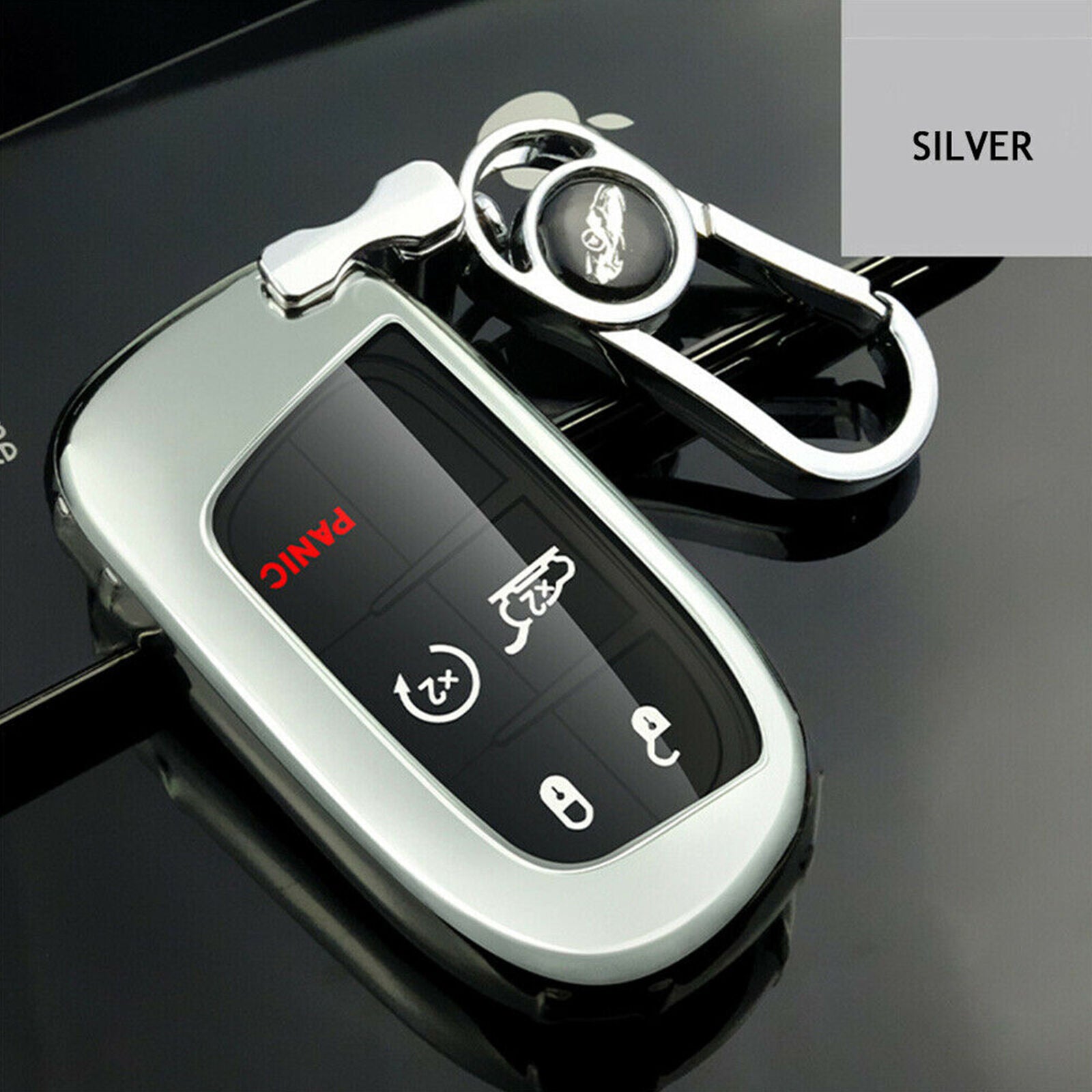 Car Key Case Cover Shell Smart Remote Bag For Jeep Chrysler Dodge 2011-up TPU