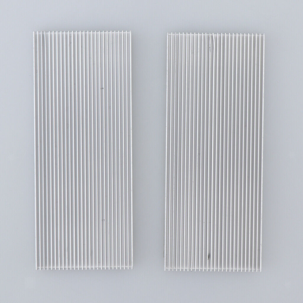 2x IC Cooling Fan Heatsink Accessory Kit Cooler Fin for LED Light 100x41x8mm