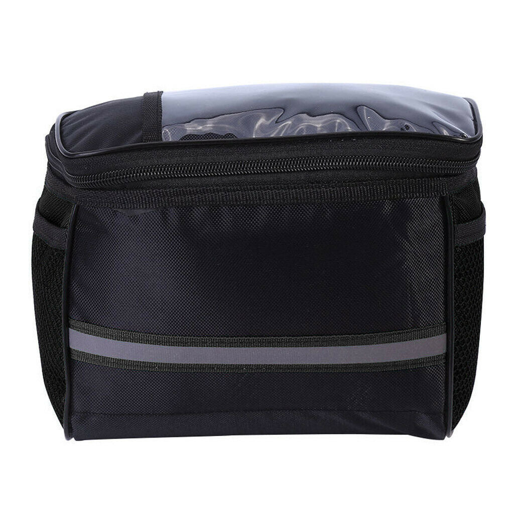 2Pcs Mountain Bike Handlebar Bag Bicycle Front Basket Bag Pouch Pack Pannier